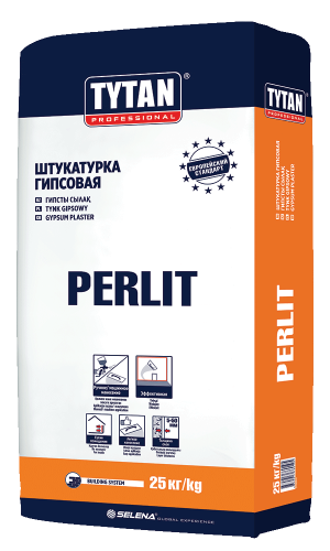 TYTAN PERLIT штукатурка гипсовая для р/м нанесения (25кг)