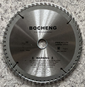 Диск по дереву Bocheng 180*60
