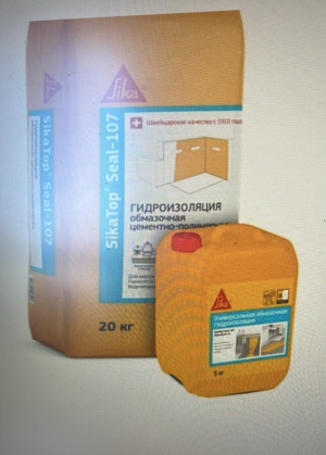 SikaMonoSeal-107 grey KAZ Pl 5KG - смесь строительная, однокомпонентный гидроизол. материал