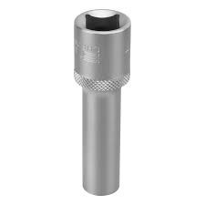 Головка торцевая удлиненная, 21мм, 6-гранная CrV под квадрат 1/2", //Stels