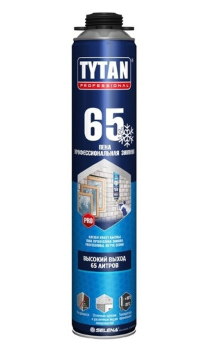 TYTAN пена ПРОФ ЗИМНЯЯ О2 65, -20°С (750 мл)
