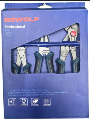 Плоскогубцы набор BOSHI 3PC (10шт)